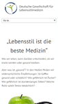 Mobile Screenshot of lebensstilmedizin.org